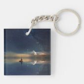 雲遠くにに向かって キーホルダー (裏面)