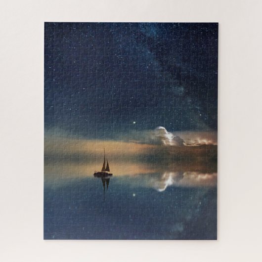 雲遠くにに向かって ジグソーパズル (縦)