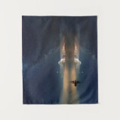 雲遠くにに向かって タペストリー (正面)