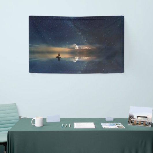 雲遠くにに向かって 横断幕 (トレードショー)