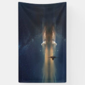 雲遠くにに向かって 横断幕 (縦)