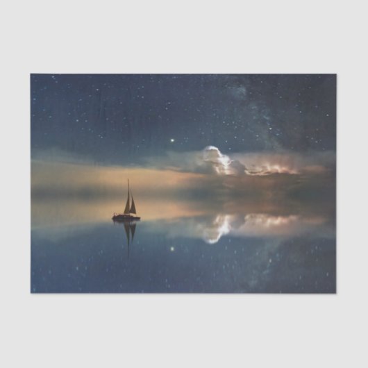 雲遠くにに向かって 薄葉紙 (正面)