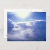 雲間から差す太陽 ポストカード (正面/裏面)