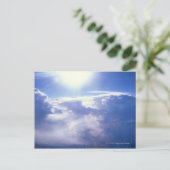 雲間から差す太陽 ポストカード (スタンド正面)