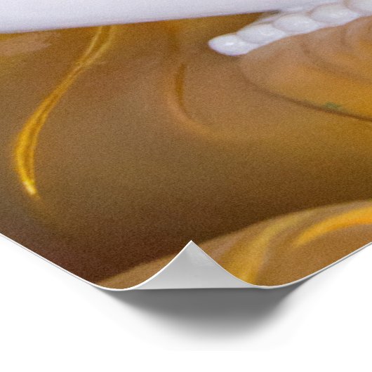 雲隠の仏像 ポスター (角)