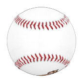 雲雀写真ジャングル大きな猫動物 野球ボール (裏面)