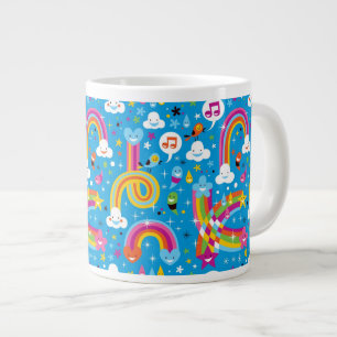 雲雨雨滴ハート ジャンボコーヒーマグカップ