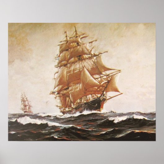 雲飛んでいるポスター ポスター (正面)