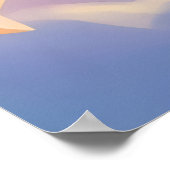 雲魅力的の中のコルギ犬 ポスター (角)