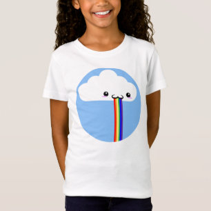 雲鳴き虹のTシャツ Tシャツ