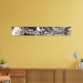 雲龍図,曾我蕭白ドラゴンと雲，墨絵 キャンバスプリント (インサイチュ (リビング))