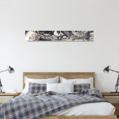 雲龍図,曾我蕭白ドラゴンと雲，墨絵 キャンバスプリント (インサイチュ (寝室))