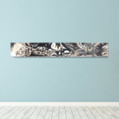 雲龍図,曾我蕭白ドラゴンと雲，墨絵 キャンバスプリント (インサイチュ (ウッドフロア))