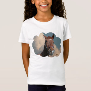 雲01の馬 Tシャツ