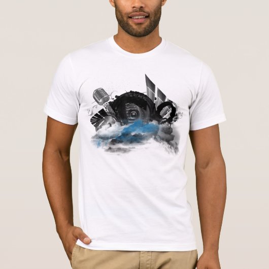 雲9音楽 Tシャツ (正面)