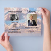 『雲』お別れの式次第 命を称える チラシ (手)