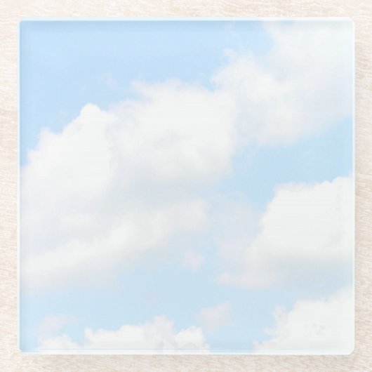 雲 ガラスコースター (正面)