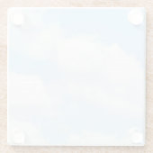 雲 ガラスコースター (裏面)