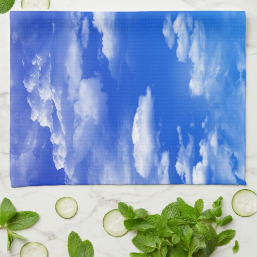 雲 キッチンタオル (折り畳み)