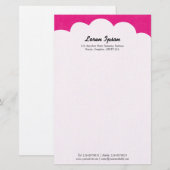 雲 – クリムゾン 便箋 (正面/裏面)