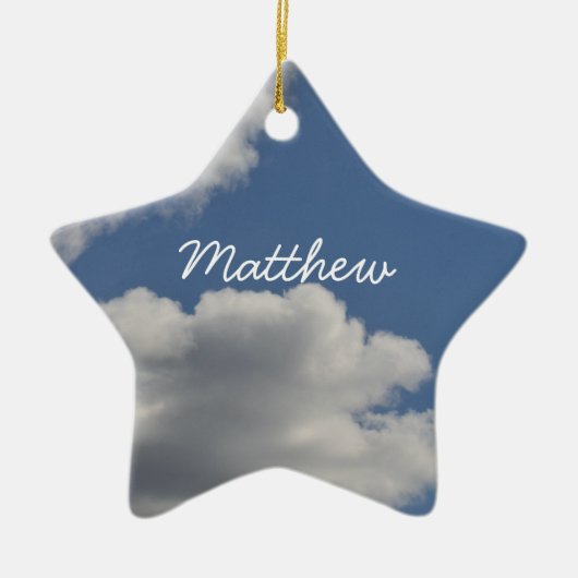 雲 セラミックオーナメント (正面)