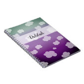 雲 – パターン ノートブック (右側)