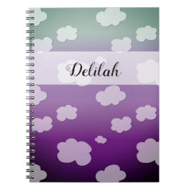 雲 – パターン ノートブック