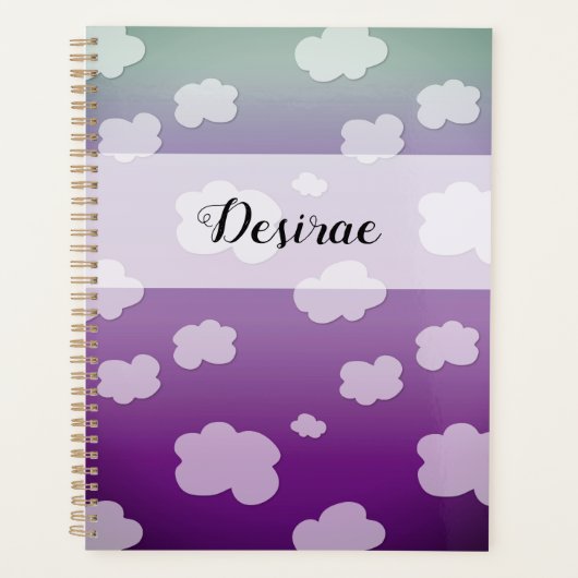 雲 – パターン プランナー手帳 (正面)