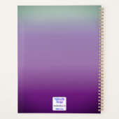 雲 – パターン プランナー手帳 (裏面)