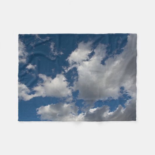 雲 フリースブランケット (正面(横))