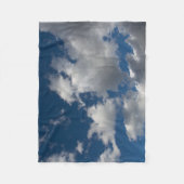 雲 フリースブランケット (正面)