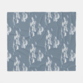 雲 フリースブランケット (正面(横))