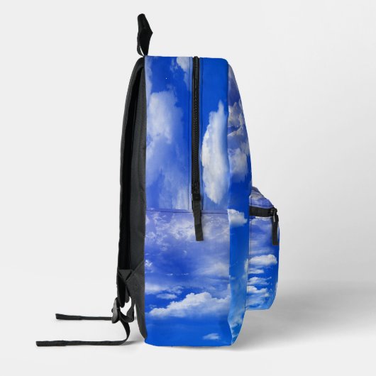 雲 プリントバックパック (左)