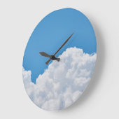 雲 ラージ壁時計 (傾斜)