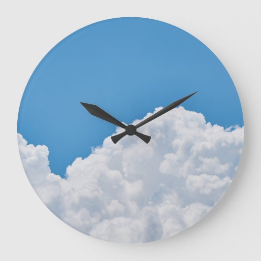 雲 ラージ壁時計 (正面)