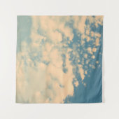 雲 – ヴィンテージ効果スタイルpictureshome decor,  タペストリー (正面(横))