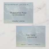 雲、一般 名刺 (正面/裏面)