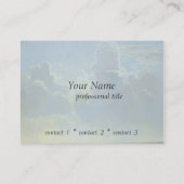 雲、一般 名刺 (裏面)