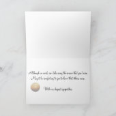 雲-他上の日没心配 カード (内部)