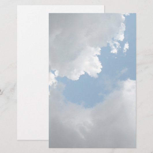 雲 便箋 (正面/裏面)