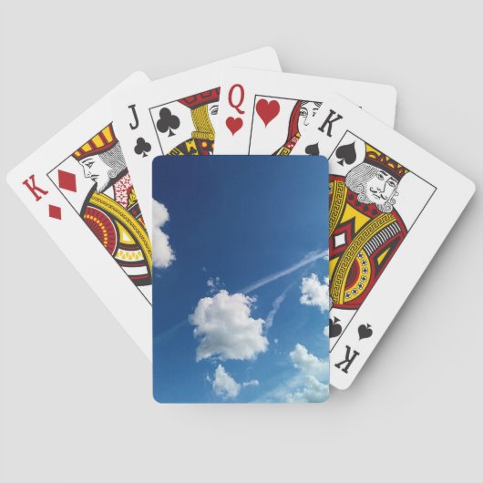 雲、光の中 トランプ (裏面)