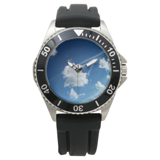 雲、光の中 腕時計 (正面)