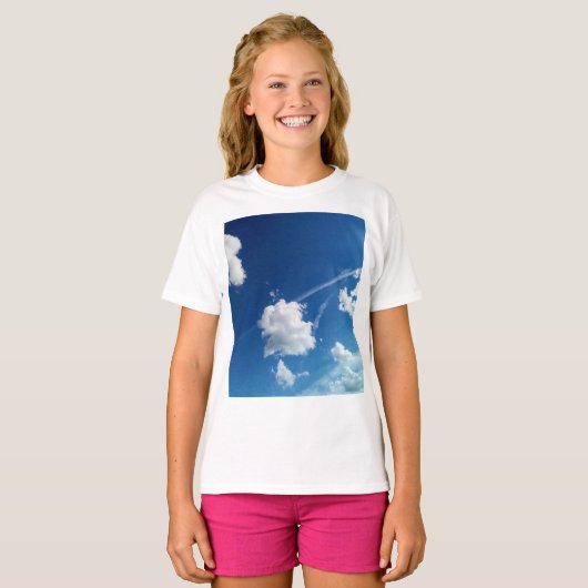 雲、光の中 Tシャツ (正面フル)