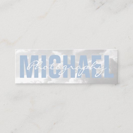 雲 |写真 スキニー名刺 (正面)