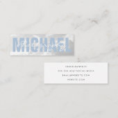 雲 |写真 スキニー名刺 (正面/裏面)