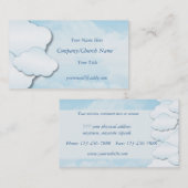 雲 名刺 (正面/裏面)