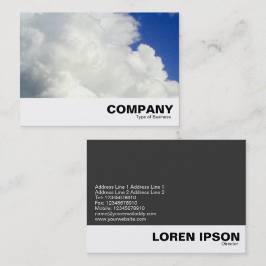 雲 名刺 (正面/裏面)