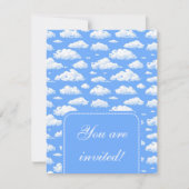 雲 招待状 (正面)