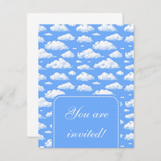 雲 招待状 (正面/裏面)