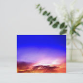 雲(日の入り) ポストカード (スタンド正面)